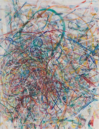 Parmeggiani Tancredi (1927-1964) Senza titolo, 1959 tempera su faesite, cm...