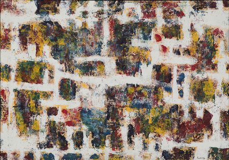 Ralph Rumney (1934-2002) Paesaggio integrale olio su tela, cm 70x100 firmato...