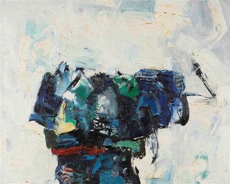 Roberto Crippa (1921-1972) Senza titolo, 1950 olio su tela, cm 65x91 firmato...