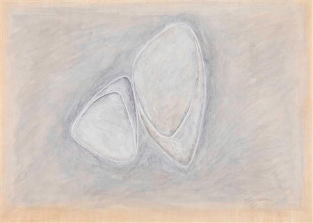 Paolo Scheggi (1940-1971) Zone riflesse, 1964 tempera su carta, cm 50x70...