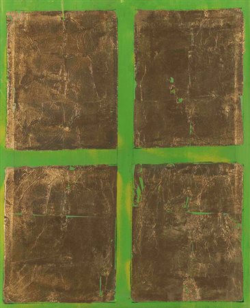 Remo Bianco (1922-1988) Tableaux Doré, 1960 ca tecnica mista e foglia d'oro...
