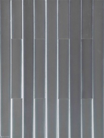 Getulio Alviani (1939-2018) Strutturazione a testura vibratile, 1975...