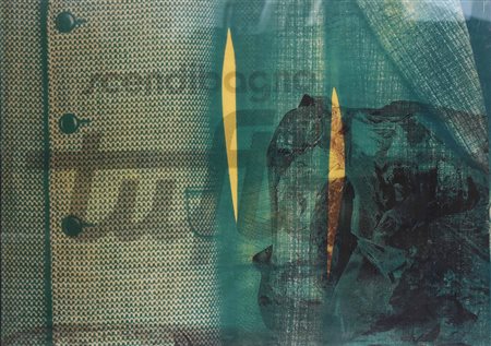 Mimmo Rotella (1918-2006) Tufi, 1972 artypo plastificato, cm 100x140...