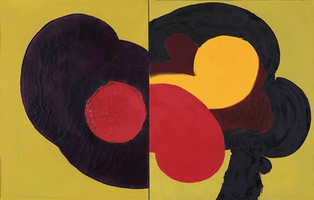 Luis Feito (1929) Senza titolo, 1968 olio su tela, cm 72x115 firmato e datato...