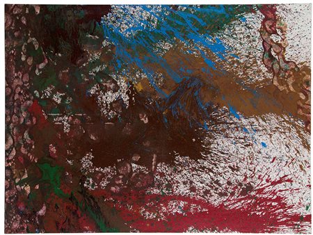 Hermann Nitsch (1938) Senza titolo, 2007 acrilico su tela, cm 150x200 firmato...