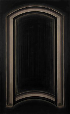 Marco Tirelli (1956) Senza titolo, 1989 olio su tela, cm 243x152 firmato,...