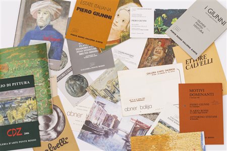 AUTORI VARILotto unico composto da numerosi cataloghi, principalmente editi...