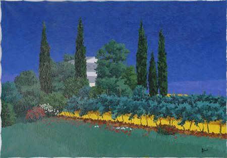 ALVARO CATTANEO (1938)Senza TitoloOlio su telacm 70x100x2Firma al...