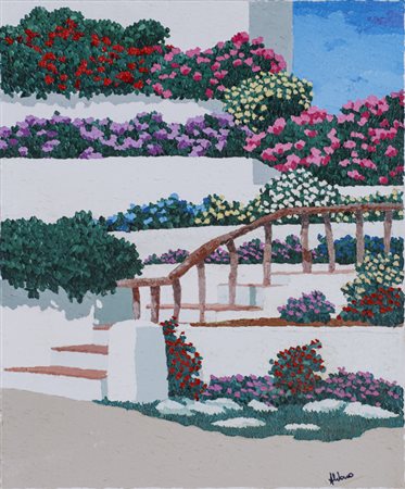 ALVARO CATTANEO (1938)Senza TitoloOlio su telacm 60x50x2Firma al fronte