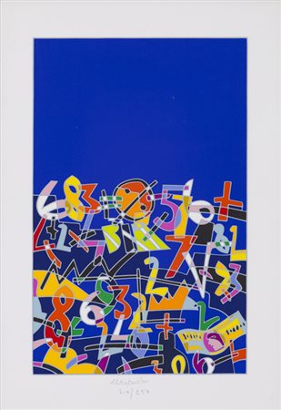 UGO NESPOLO (1941)Senza TitoloSerigrafiacm 49x35Firma e numerazione...