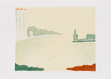 VIRGILIO GUIDI (1891-1984)Senza TitoloLitografiacm 52x66,5Firma e numerazione...