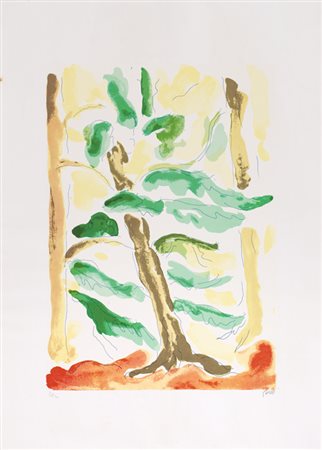 VIRGILIO GUIDI (1891-1984)Senza TitoloLitografiacm 70x50Firma e numerazione...