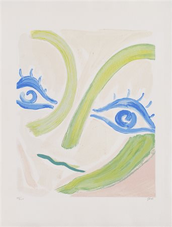 VIRGILIO GUIDI (1891-1984)Senza TitoloLitografiacm 73,5x56,5Firma e...