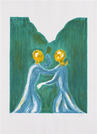 VIRGILIO GUIDI (1891-1984)Senza TitoloLitografiacm 70x50Firma e numerazione...