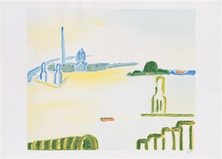 VIRGILIO GUIDI (1891-1984)Senza TitoloLitografiacm 49,5x69Firma e numerazione...