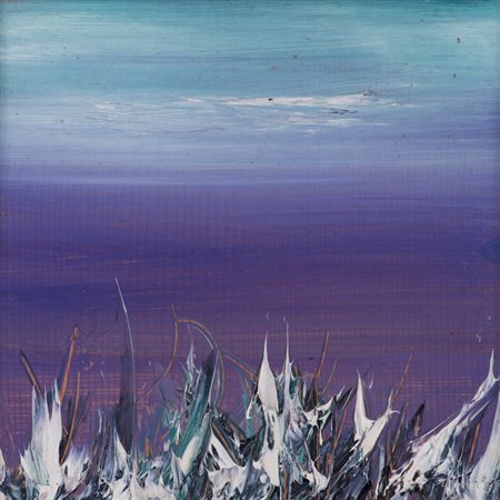 LUCIANO CREPALDI (1949)Senza Titolo, 1974Olio su masonitecm 20x20Firma al...