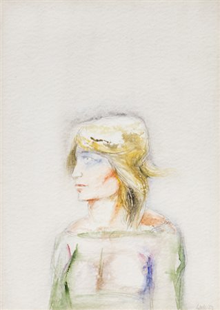 GIOVANNI CAPPELLI (1923-1994)Senza Titolo, 1982Tecnica mista su cartoncinocm...