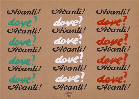 ENZO ROSSI-ROISS (1937)Senza TitoloLotto unico composto da 4 tecniche miste...