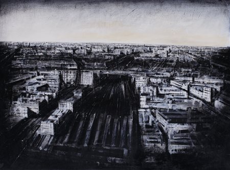 JONATHAN GUAITAMACCHI (1961)Il ponte, 2001Tecnica mista su telacm...