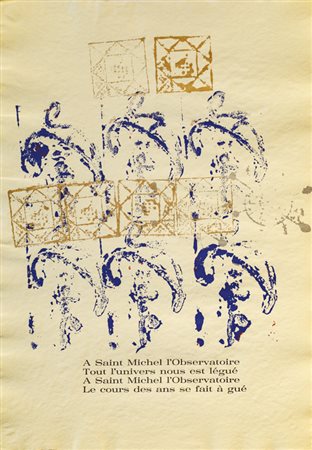 ARMAN (1928-2005) E ANDRÉ VERDET (1913-2004)Ritournelle pour Saint Michel...