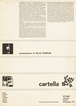 AUTORI VARICartella Settanta: pitture, musiche, poesie dal gruppo '70,...