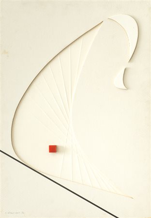 LUIGI VERONESI (1908-1998)Struttura, 1972Multiplo realizzato con cartoni...