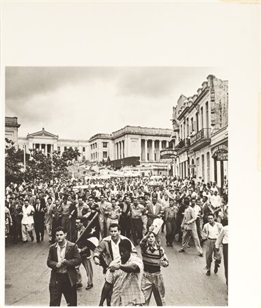 COSTANTINO ARIAS (1920-1991)Senza Titolo (Manifestazione), '50Stampa alla...