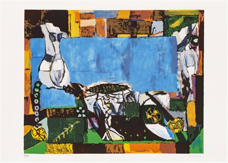 BRUNO CASSINARI (1912-1992)Senza TitoloLitografiacm 50x70Firma e numerazione...