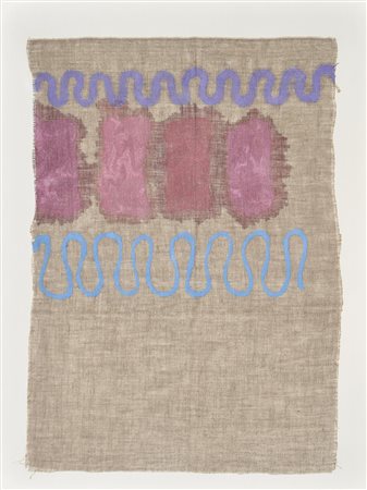 Giorgio Griffa (Turin/Torino, 1936) Senza titolo;Acrilico su tela, 70 x 52...