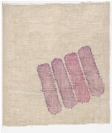 Giorgio Griffa Senza titolo, 1980;Acrilico su tela, 65,5 x 57,5 cm Firma e...