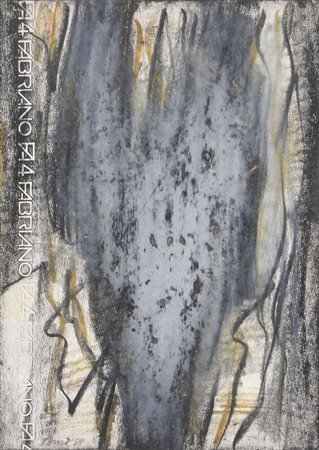 Claudio Verna (Guardiagrele 1937) Senza titolo, 1988;Tecnica mista su carta,...