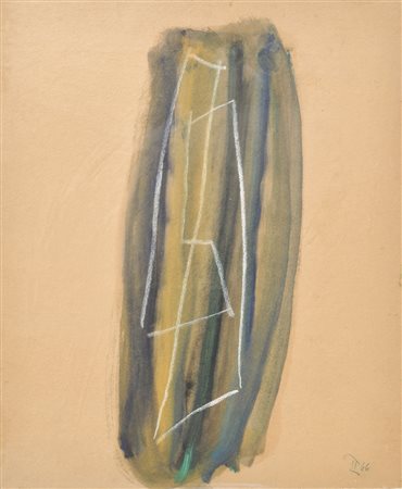 Hans Richter (Berlin/Berlino 1888 - Minusio 1976) Composizione, 1966;Gouache...