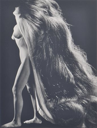 Pierre Boucher (Paris/Parigi 1908 - Faremoutiers 2000) Nu à la chevelure,...