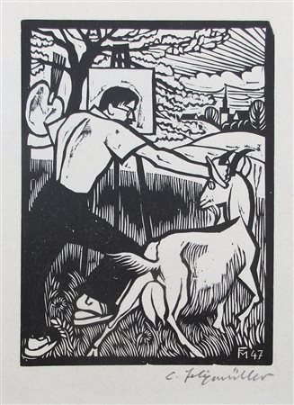 Conrad Felixmüller (1897 Dresden – Berlin 1977) In Mai kann ich endlich...