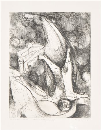 Marino Marini (Pistoia 1901 – Viareggio 1980) La caduta dell’angelo,...