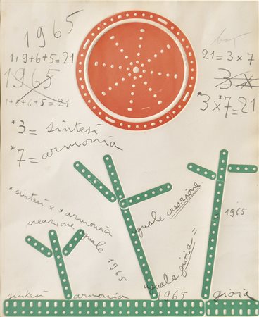 Enrico Baj (Mailand/Milano 1924 - Vergiate 2003) 1965, 1964;Impronta a...