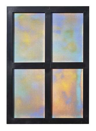 Tano Festa (Rom/Roma 1938 – 1988) Finestre, 1985;Serigrafia su tela, 100 x 70...