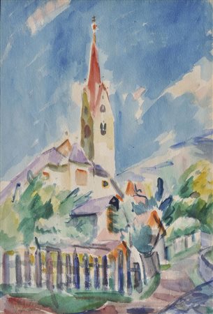 Emanuel Fohn Gufidaun;Aquarell, 43,5 x 29,5 cm, gerahmt Signiert u. betitelt
