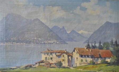 Roberto Iras Baldessari (Innsbruck 1894 – Rom 1965) Luganersee;Öl auf...