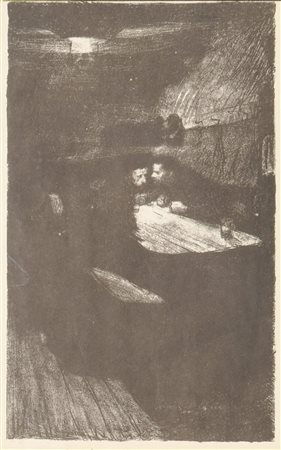 Käthe Kollwitz Beratung, 1898;Lithografie, 28,5 x 18 cm