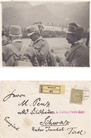 Albin Egger-Lienz Brief an den Bildhauer Ludwig Penz, St. Justina/Bozen, März...