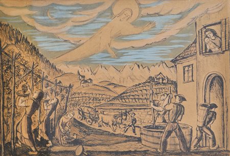 Ignaz Gabloner (Bozen 1887 – 1964) (Bozen 1887 – 1964);Handkolorierte...