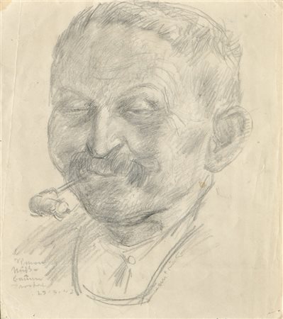 Hans Prünster (Riffian 1907 – Bozen 2005) Sarner Bauer (Simon Nußbaum),...