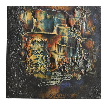 Willy Valier (Bozen 1920 – Senigallia 1968) Ohne Titel, 1960;Mischtechnik auf...