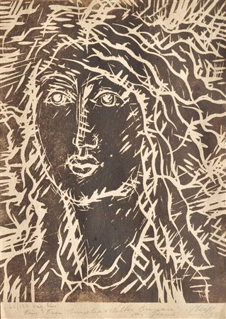 Guido Anton Muss (Brixen 1941 – Bozen 2003) Weiblicher Kopf,...