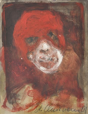 Anton Christian (*Innsbruck 1940) Ohne Titel, 2001;Mischtechnik auf Papier,...