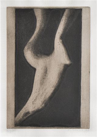 Robert Bosiso (* Truden/Trodena 1963) Weiblicher Akt, 2002;Aquatinta, 22 x 13...