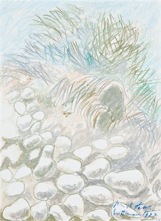 Pericle Fazzini Grottammare (Ap) 1913 - Roma 1987 Senza titolo, 1972 Pastelli...