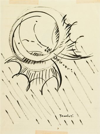 Orfeo Tamburi Jesi (An) 1910 - Parigi 1994 Senza titolo China su carta, cm....