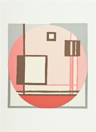 Mario Radice Como 1898 - Como 1987 Senza titolo Litografia su carta, cm....